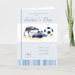 Soccer Father's Day Card
