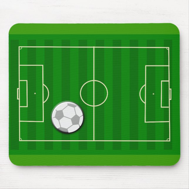 Soccer Field and Ball Mouse Pad (Front)