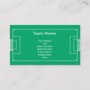 Soccer Field Business Card