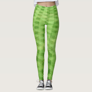 "Soccer Field Pattern Sports Décor" Leggings