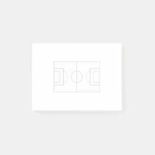 soccer field post-it notes