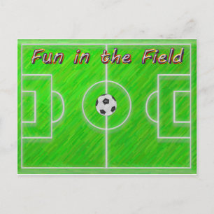 Soccer Field Postcard