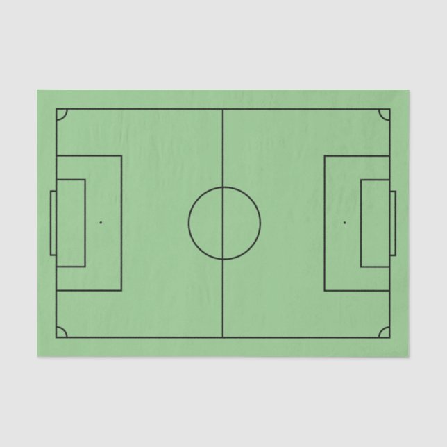 soccer field  tissue paper (Front)
