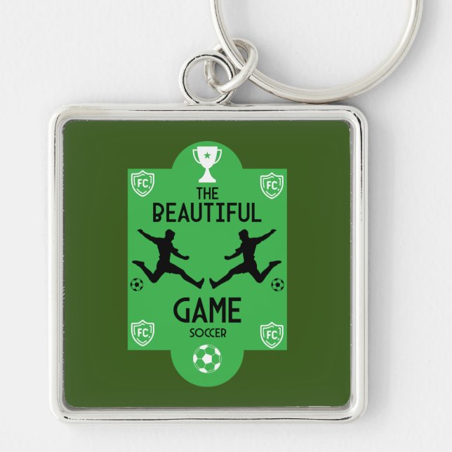 Soccer Football Accessories Key Ring (Front)