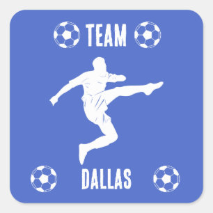 Soccer Football Apparel Square Sticker
