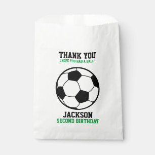 Soccer Football Birthday Baby Shower Party Favour Bags