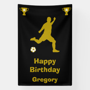 Soccer Football Birthday Banner