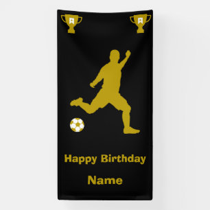 Soccer Football Birthday Banner