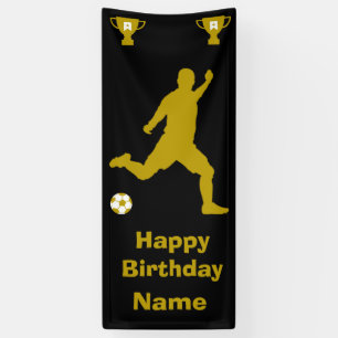 Soccer Football Birthday Banner