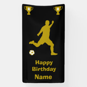 Soccer Football Birthday Banner