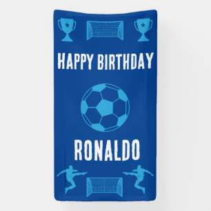 Soccer Football Birthday Banner