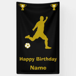 Soccer Football Birthday Banner