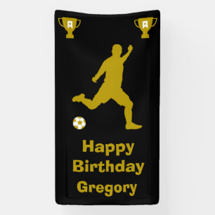 Soccer Football Birthday Banner