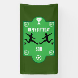 Soccer Football Birthday Banner