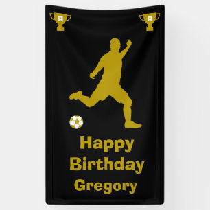 Soccer Football Birthday Banner