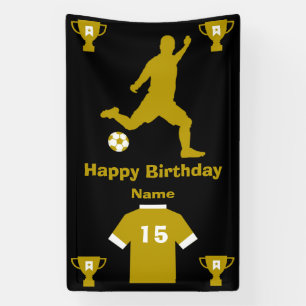 Soccer Football Birthday Banner