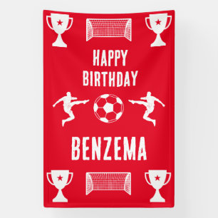 Soccer Football Birthday Banner