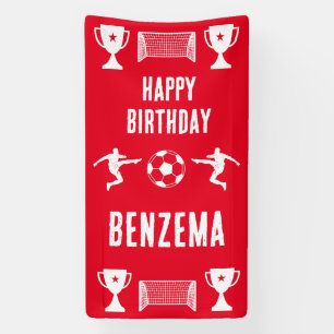 Soccer Football Birthday Banner