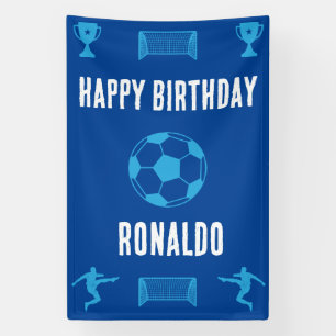 Soccer Football Birthday Banner