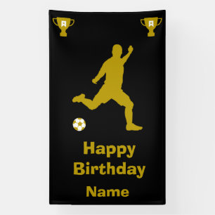 Soccer Football Birthday Banner