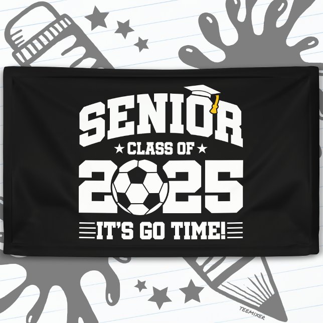 Soccer Football Class 2025 Graduation Senior 2025 Banner (Creator Uploaded)