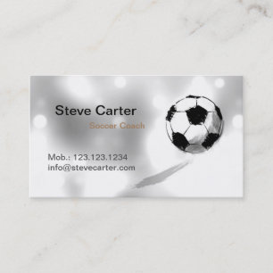 Soccer , Football Coach or Player Card