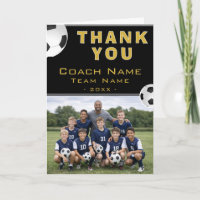 Soccer Football Coach Team Photo