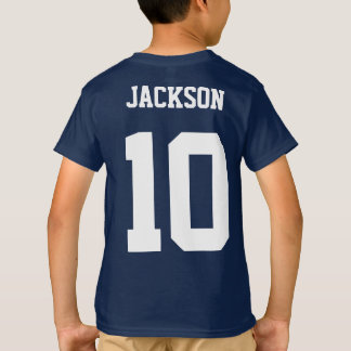 Soccer Football Custom Name, Number and Country T-Shirt