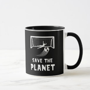 Soccer Football Earth Day Save The Planet Mug