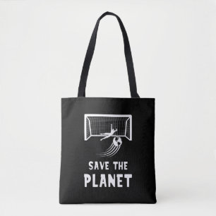 Soccer Football Earth Day Save The Planet Tote Bag