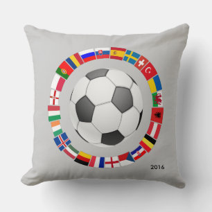 Soccer Football European Championship 2016 Cushion