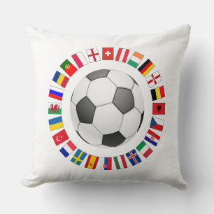 Soccer Football European Championship 2016 Cushion