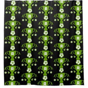 Soccer Football Fan  Shower Curtain