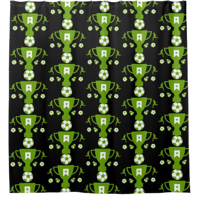 Soccer Football Fan  Shower Curtain (Front)