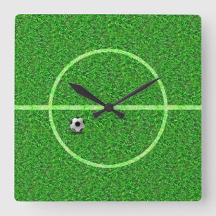 Soccer Football Field Ball - Wall Clock