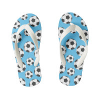 Soccer Football Flip Flops