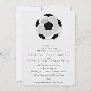 Soccer Football Futbol Ball Invitation