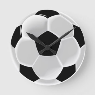 Soccer Football Futbol Ball Round Clock