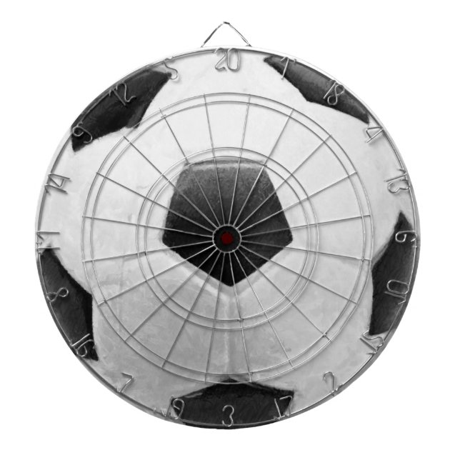 Soccer Football game room Black and white ball Dar Dartboard (Front)