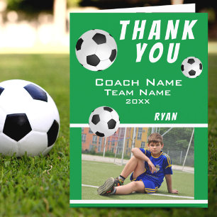 Soccer Football Green Sports Thank you Coach