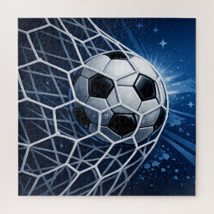 Soccer football-inspired designs jigsaw puzzle