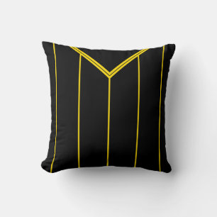 Soccer Football Jersey Name Number Pillow Yellow