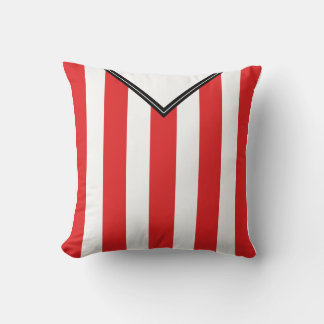 Soccer Football Jersey Name Number Template Cushion