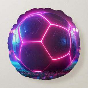 Soccer Football Mega Stadium Round Cushion