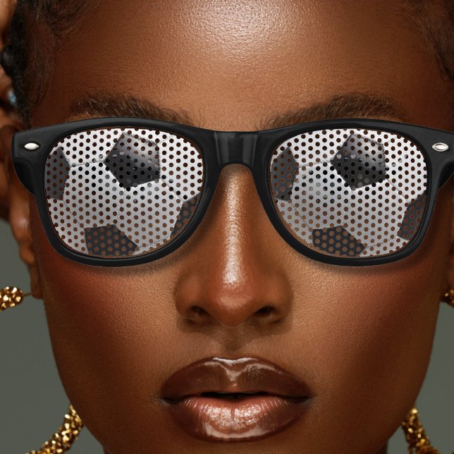 Soccer Football Team Sports Player Ball Retro Sunglasses (football / soccer ball retro sunglasses)