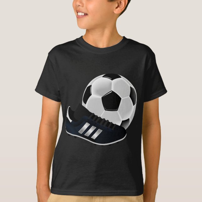 Soccer / Football theme soccer ball T-Shirt (Front)