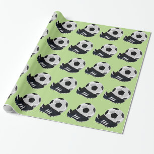 Soccer / Football theme soccer ball Wrapping Paper
