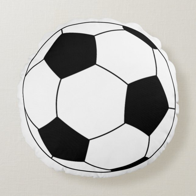 Soccer/Football Throw Pillow (Front)