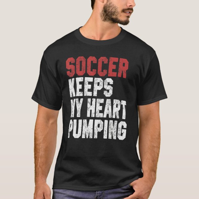 Soccer  For Men Women Coach Player Mum Dad Futbol T-Shirt (Front)