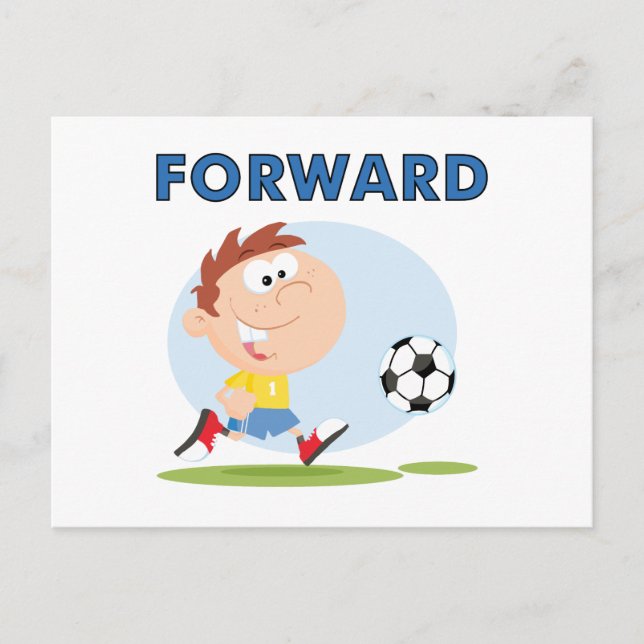 Soccer Forward T-shirts and Gifts Postcard (Front)